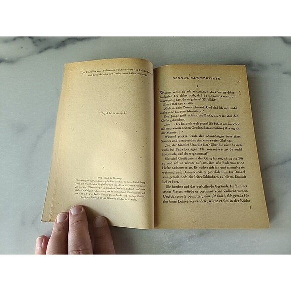 Denn Du Kannst Weinen(Because You Can Cry) Galigai Paperback - Picture 4 of 10